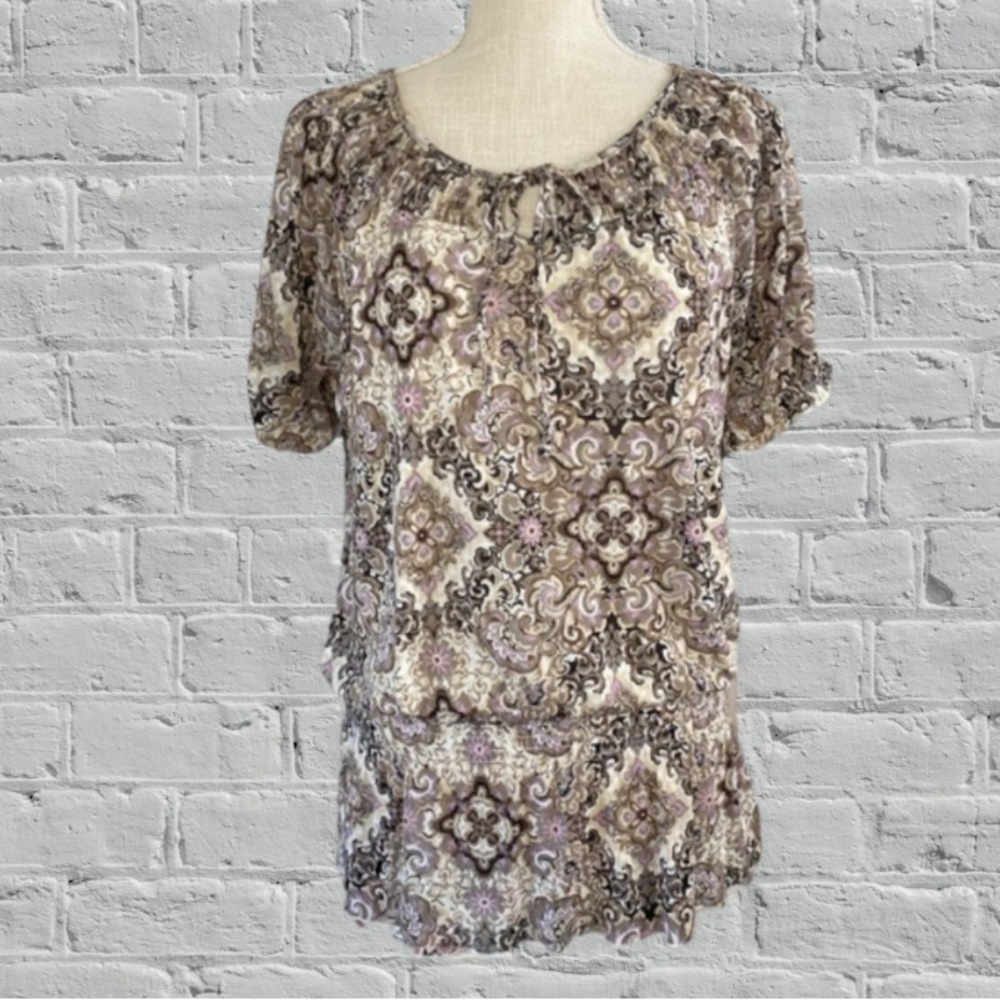 Croft & Barrow Peplum Top